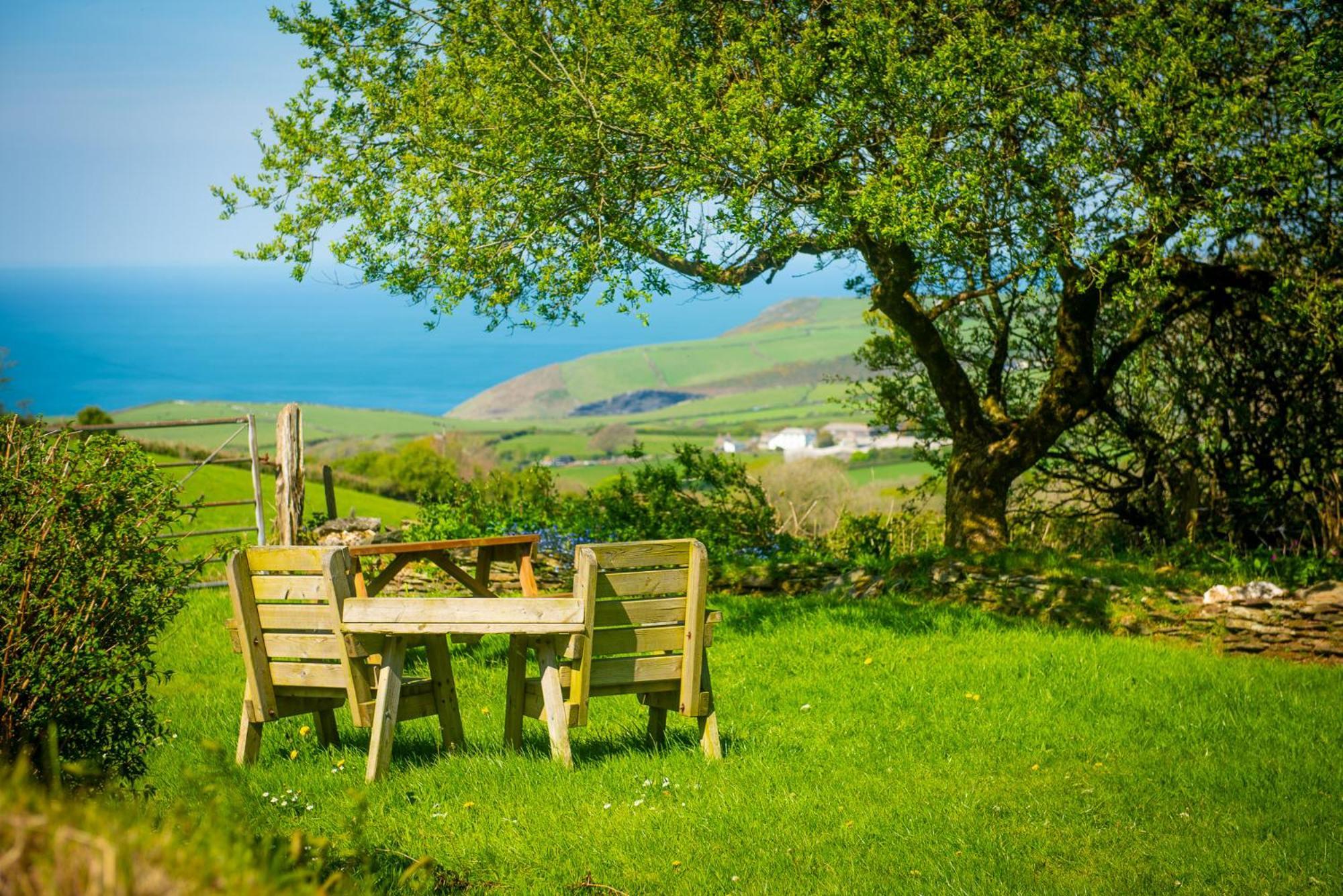 Polrunny Farm Sloe Cottage With A Sea View Боскасл Екстер'єр фото